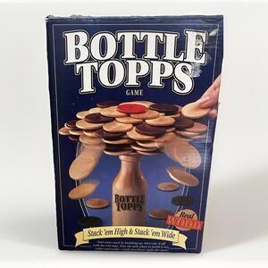 Parker Brothers Bottle Topps Game Wood Pieces Complete VTG Balance Game 1993